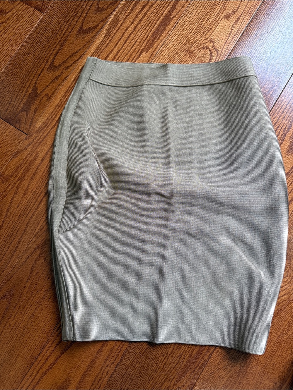 Women's beige Bodycon Knit Skirt